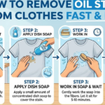How to Remove Oil Stains from Clothes Fast & Easy