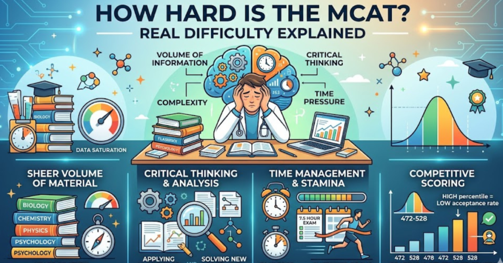 How Hard Is the MCAT? Real Difficulty Explained