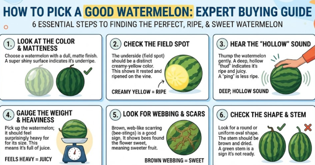 How to Pick a Good Watermelon: Expert Buying Guide