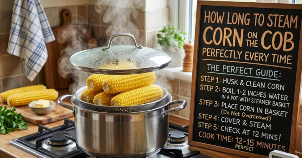 How Long to Steam Corn on the Cob Perfectly Every Time