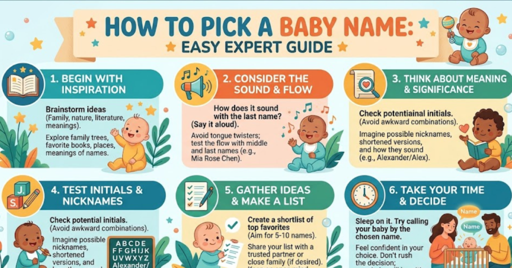 How to Pick a Baby Name: Easy Expert Guide
