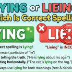 Lying or Lieing: Which Is Correct Spelling?