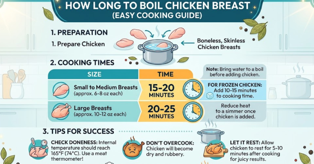 How Long to Boil Chicken Breast Easy Cooking Guide
