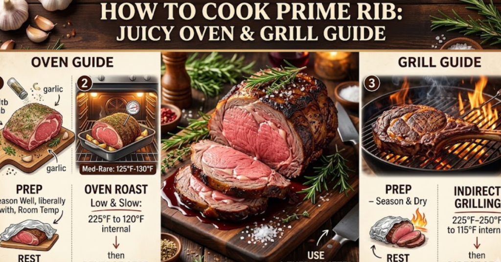 How to Cook Prime Rib: Juicy Oven & Grill Guide