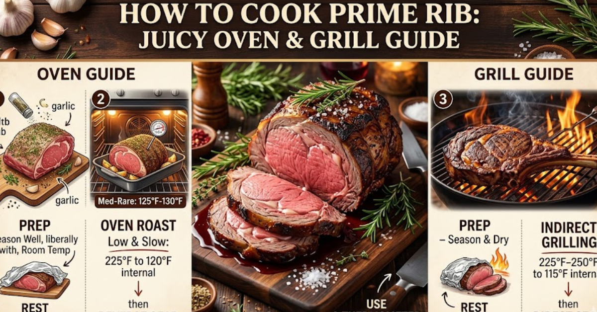 How to Cook Prime Rib: Juicy Oven & Grill Guide