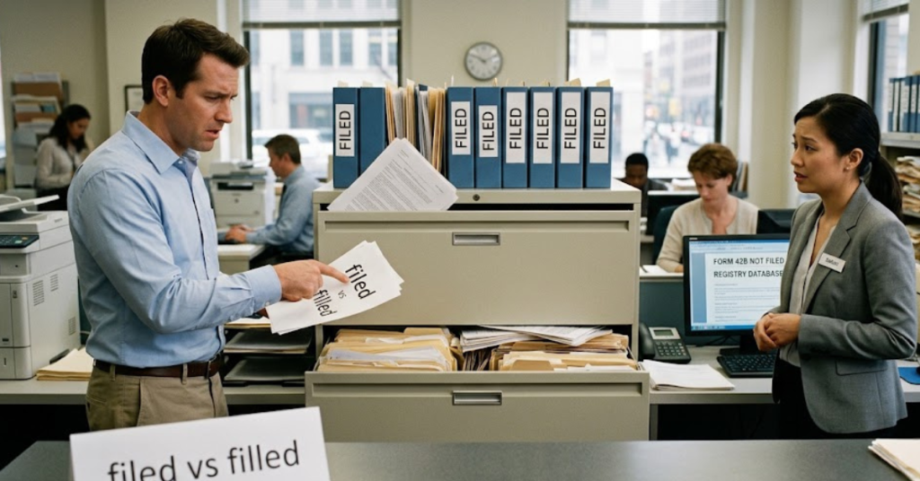 Filed vs Filled: Meaning, Difference & Examples