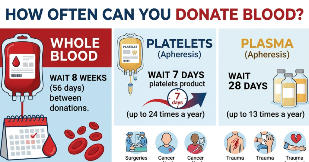 How Often Can You Donate Blood Safely