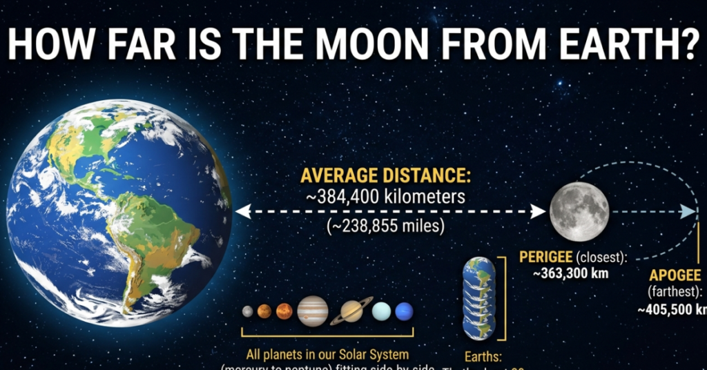 How Far Is the Moon From Earth? Distance Explained