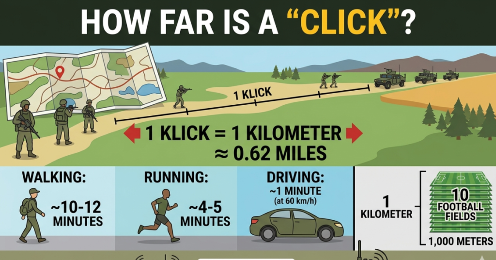How Far Is a Click? Military Distance Explained
